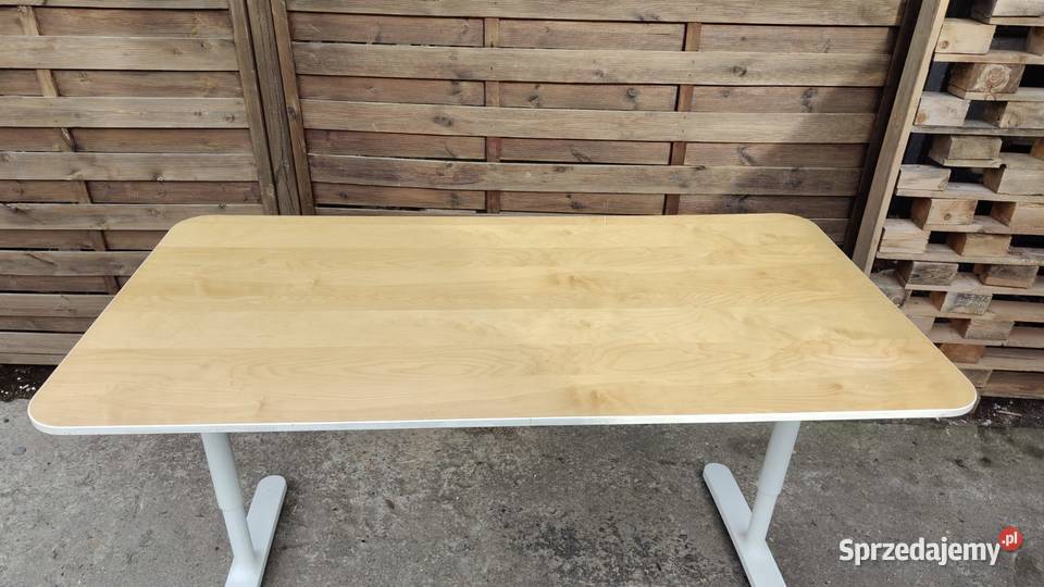 Biurko IKEA Bekant 160x80 Dostępne 3 sztuki Biurka Meble Warszawa