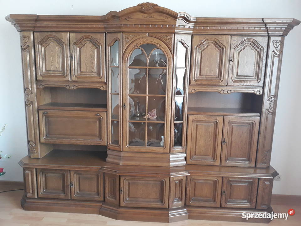 Meblościanka z drewnianymi frontami 310cm Chochołów sprzedam