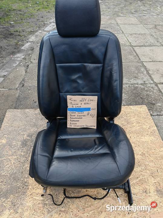 FOTEL WENTYLOWANY PRZÓD AIRBAG LEWY Mercedes osobowe Choroszcz