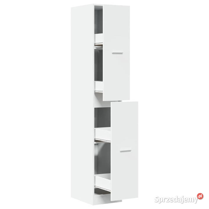 Szafka apteczna biała 30x41x1745 materiał