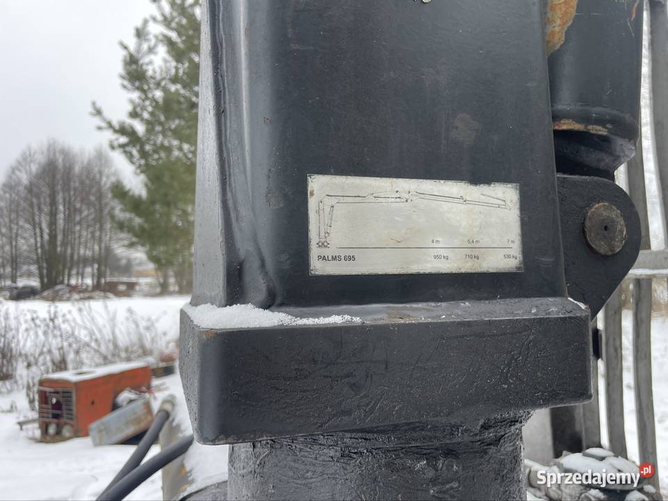 Przyczepa zrywkowa HDS leśna Palms 12d żuraw 695 Końskie