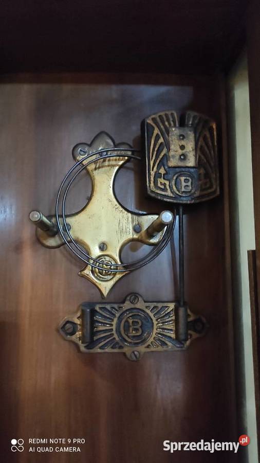 Stary zegar wiszący CB ładny eklektyk Mikołów