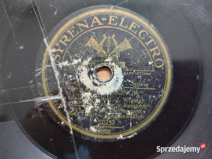 Płyty szelakowe Syrena Electro Tadeusz Pozostałe mazowieckie Warszawa