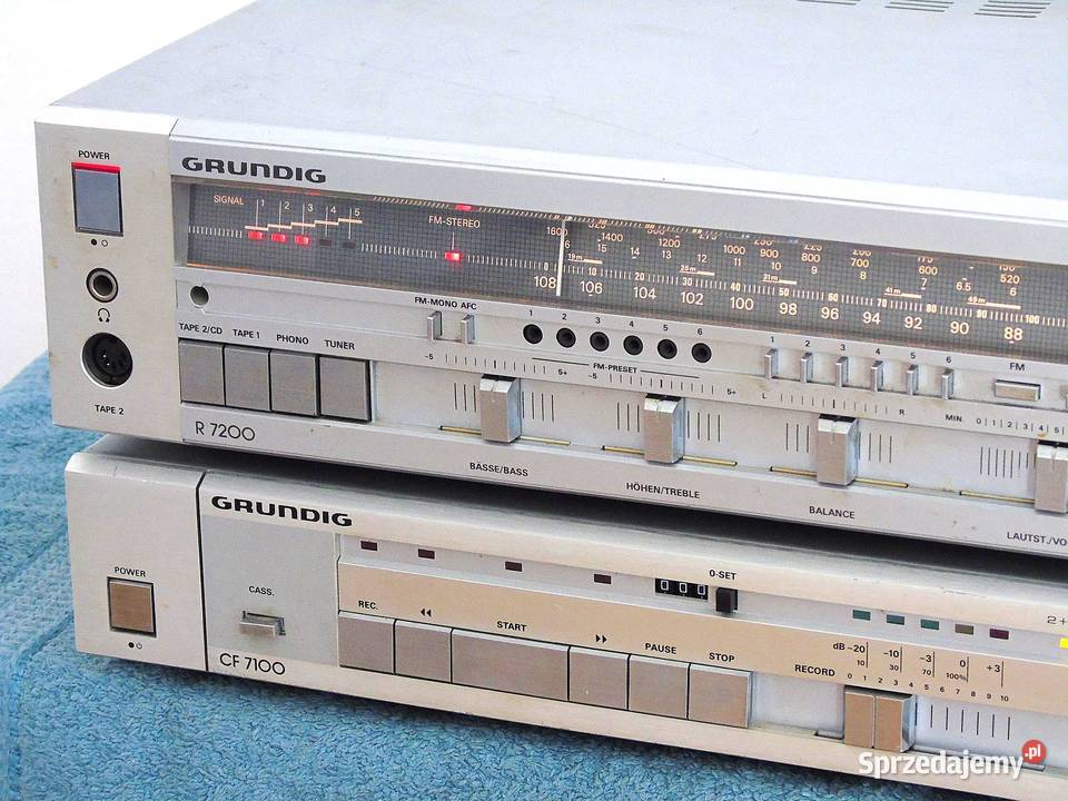 Amplituner i magnetofon Grundig Vintage DOSTAWA