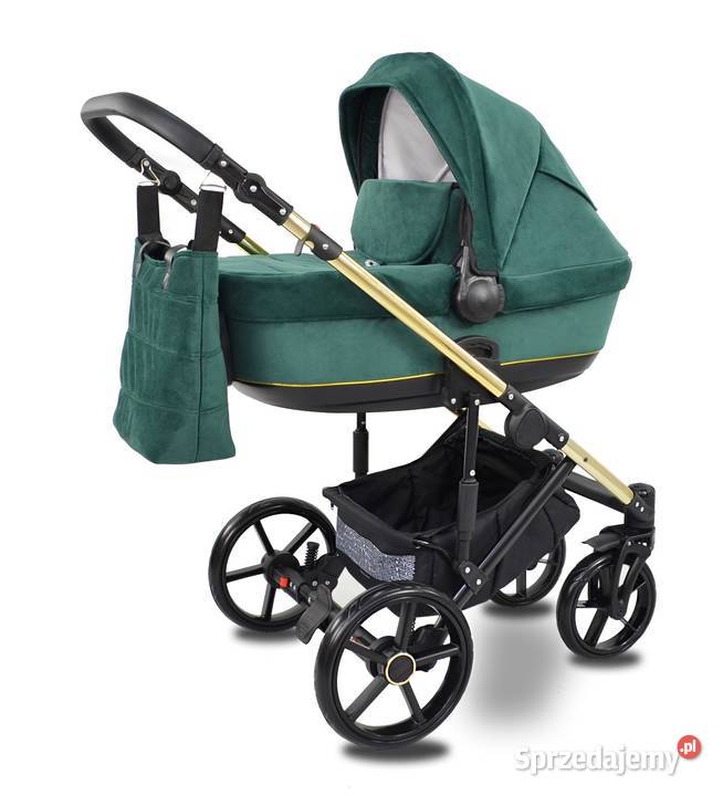 Wózek Dziecięcy milo 3w1 Wielofunkcyjny Fotelik zielony Kraków