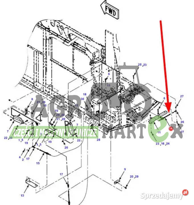 71407562 LINKA SEPARATORA AGCO Wichrów