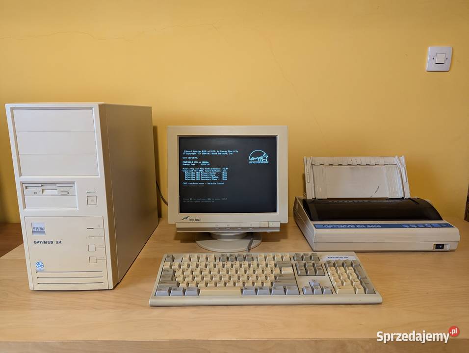 Zestaw komputerowy Optimus 5P100 Monitor 13 ME4S sprzedam