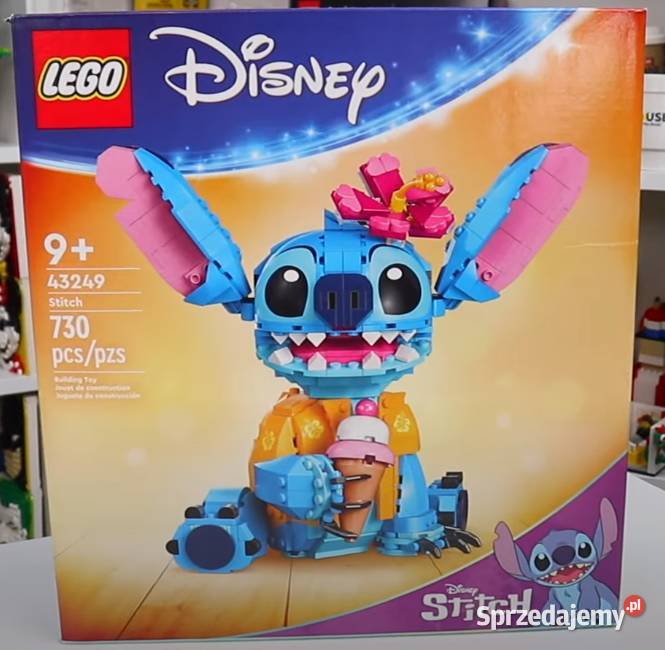 LEGO Disney Stitch 43249 Torba LEGO Klocki Stare Jabłonki
