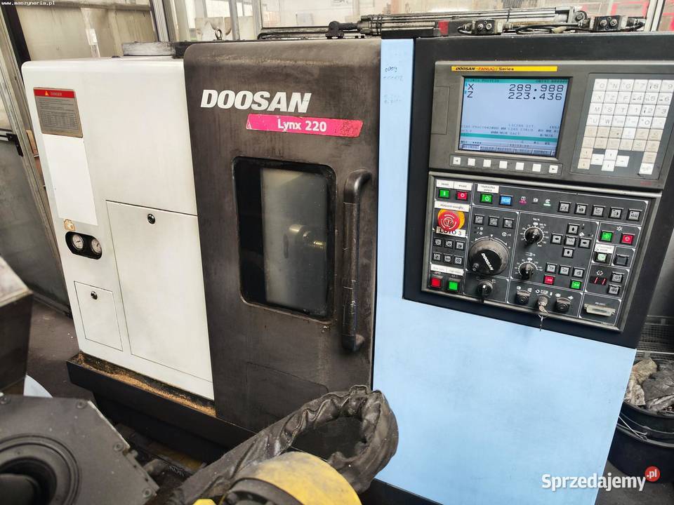 Centrum tokarskie CNC DOOSAN LYNX 220A Jelenia Góra sprzedam