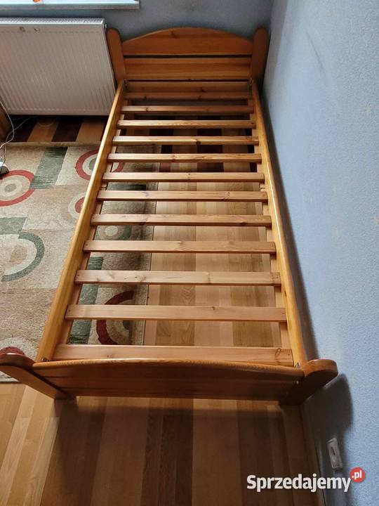 Używane łóżko jednoosobowe z materacem w stanie Rzeszów