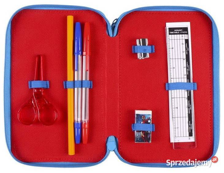 Piórnik Marvel Avengers Wyposażenie 3 Komory Mogilany