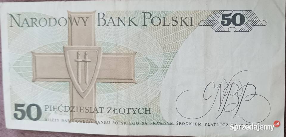 50 złotych 1 XII 1988 r seria HP Konin sprzedam