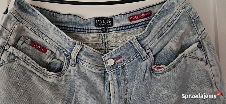 Dolce gabanna spodnie 36 jeansy niebieskie Konstancin-Jeziorna