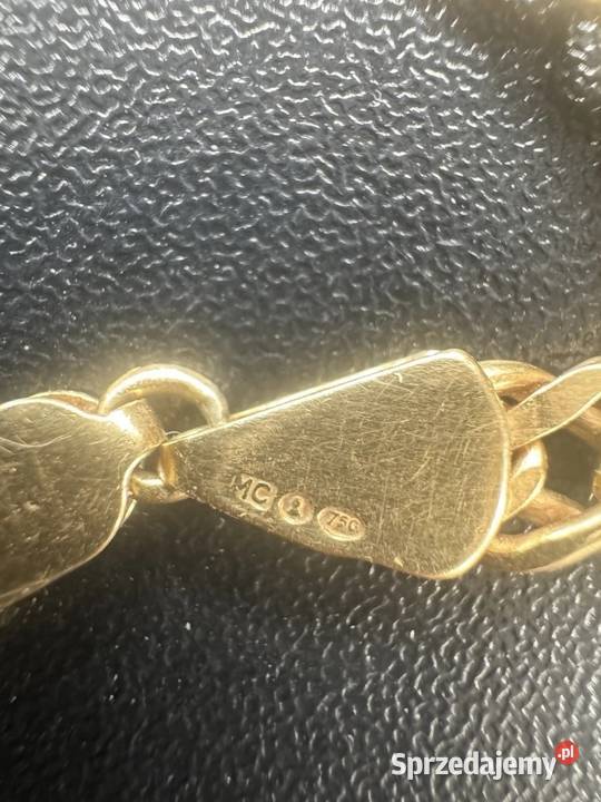 Złoty lancuszek uszkodzony Łańcuszki Trzebiatów