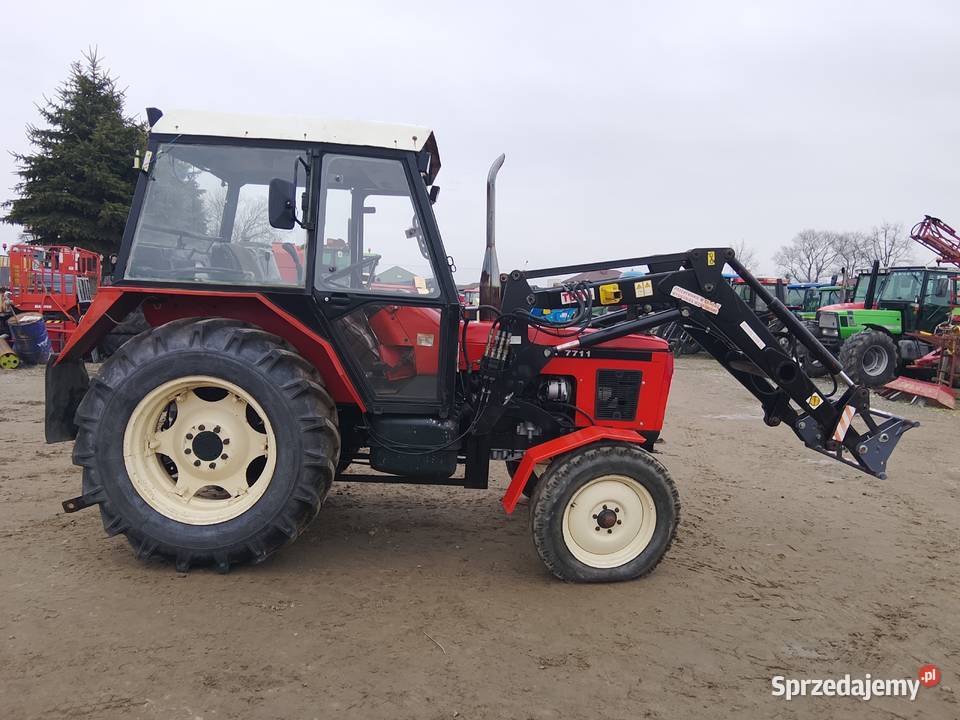 Ciągnik Zetor 7711 z turem 3 sekcyjnym w Skaryszew
