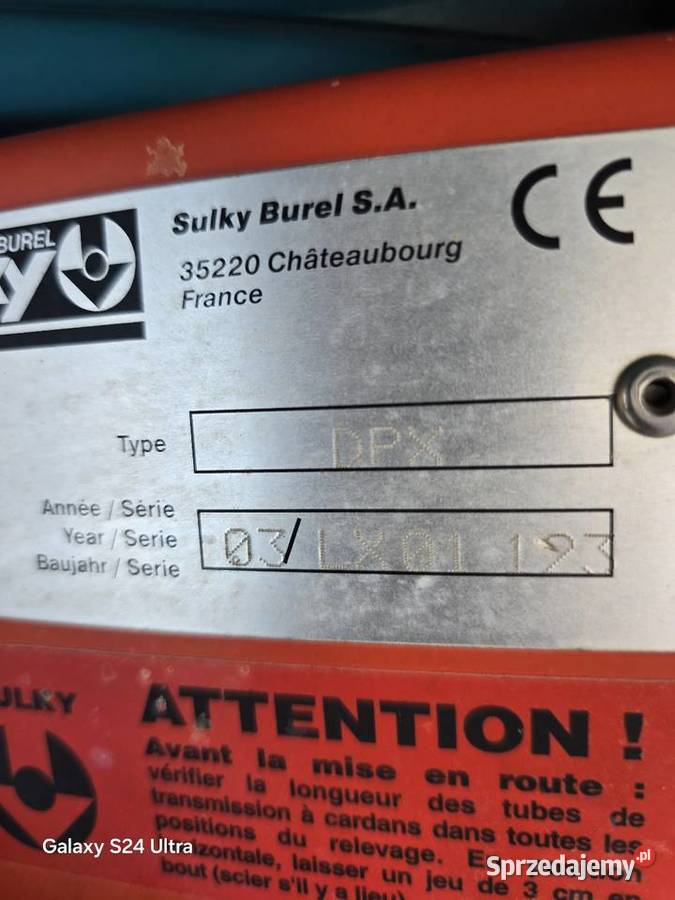 Rozsiewacz nawozu SULKY DPX EXPERT 15002000l ltr Bolesławiec