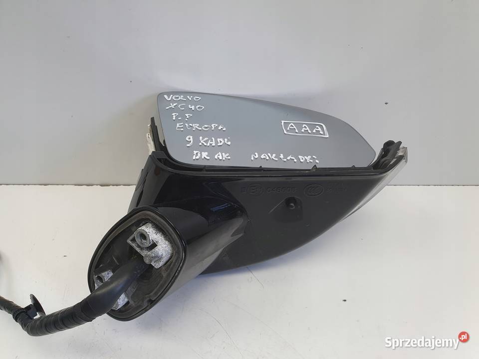 LUSTERKO PRAWE PASAŻERA Volvo XC40 9 kabli Rudka
