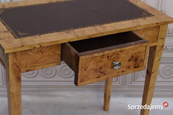 Stół Stolik Biurko Art Deco Blat Skóra Czeczot Kraków sprzedam