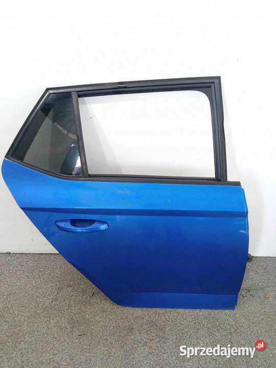 DRZWI PRAWE TYŁ 5D HB NIEBIESKIE Skoda Fabia III