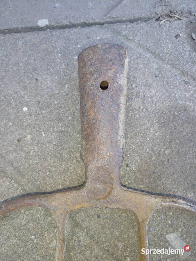 Widły 4 zębne gospodarcze do siana kiszonki kute Widły śląskie Bielsko-Biała