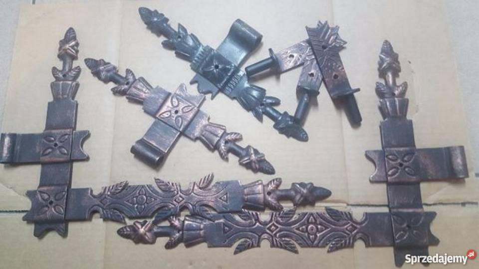 Zawias do drzwi bram wejściowy kuty czarny Rzeszotary