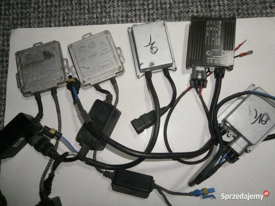 Przetwornice HID 5 sztuk kable itp wielkopolskie Wysogotowo sprzedam