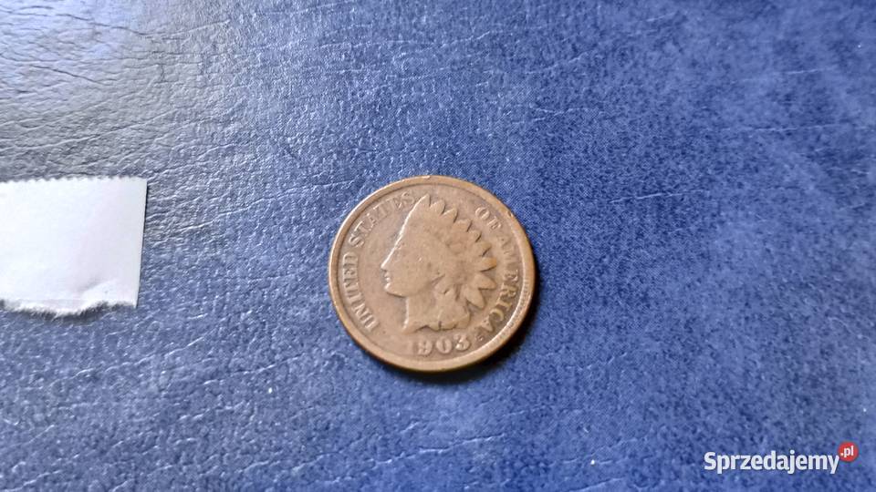 Stare monety 1 cent 1903 USA Lesko