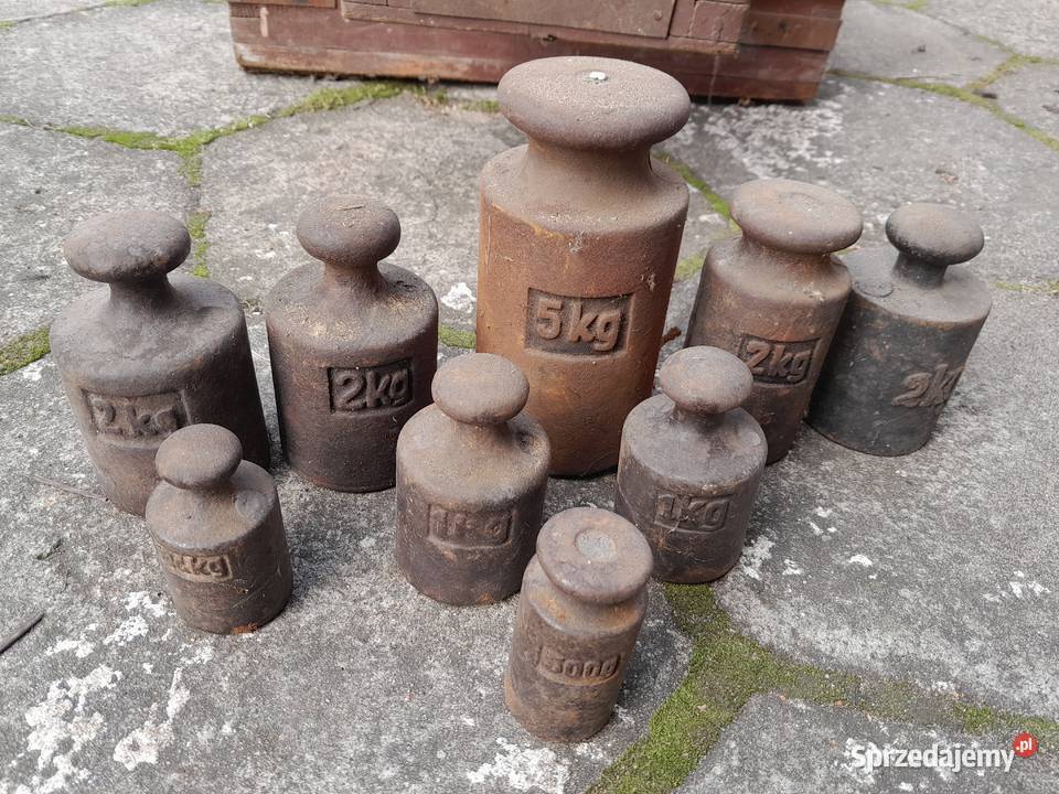 Stara waga dziesiętna towarowa sprawna zestaw Dąbrowa Górnicza