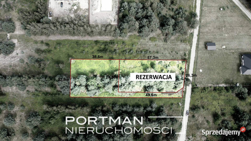 działka pod budowę domu jednorodzinnego Regut