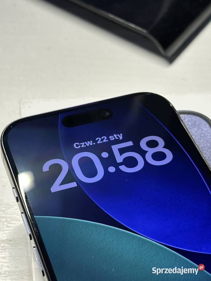 iPhone 15 Pro 128GB Blue Titanium 89 kondycji Nowa Sarzyna