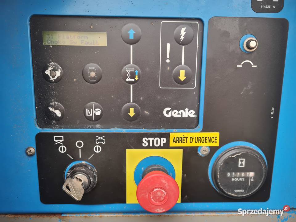 Podnośnik nożycowy spalinowy Genie GS3384RT wys Dźwigi, podnośniki