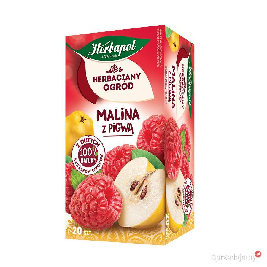 Herbata owocowa Herbapol malina cytryna dzika Stare Miasto