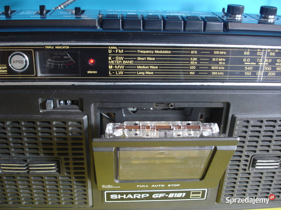 Radiomagnetofon SHARP GF8181 Elektronika Zielona Góra