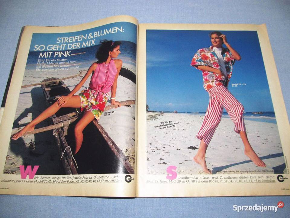 8 x Neue Mode 19868788 Vintage moda szycie kujawsko-pomorskie Skępe