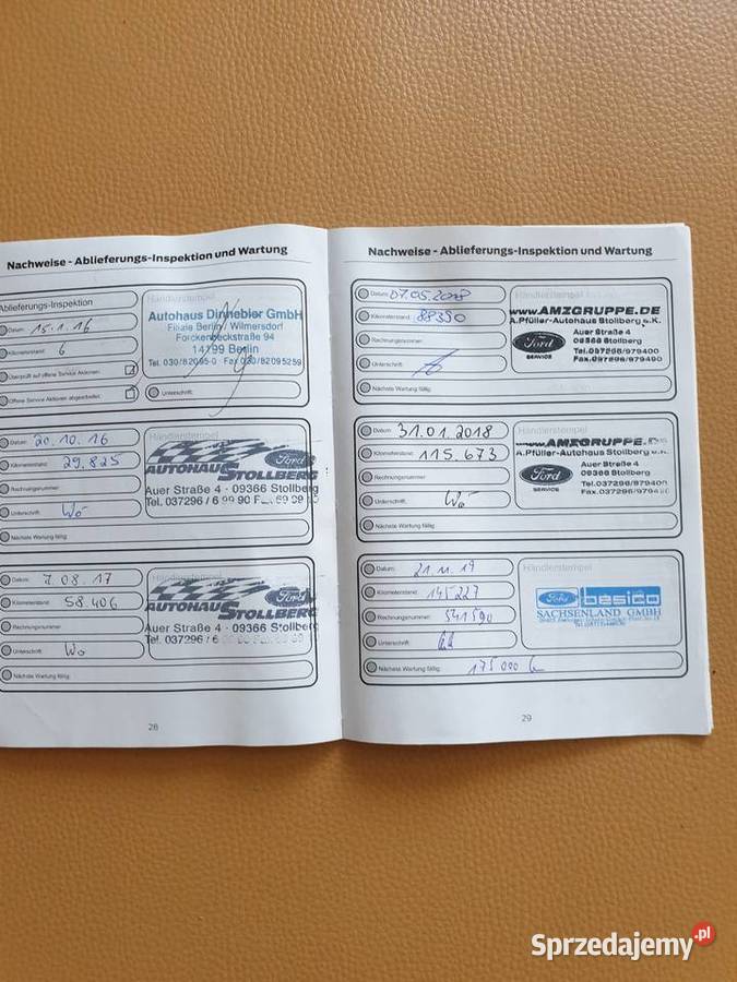 Ford Mondeo Titanium Rok produkcji 2016 Szczecin