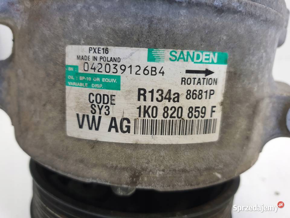 SPRĘŻARKA KLIMATYZACJI Audi A3 II 8P 19 TDI Chełm
