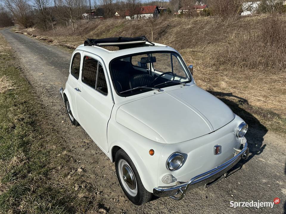 Klasyczny Fiat 500 z 1968r Naprawdę świetny stan Fiat Tomice