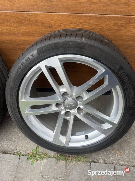 Alufelgi oryginał Audi 18 opony letnie 24540R18 Wiązownica Duża