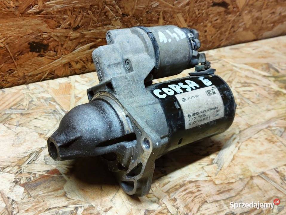 Rozrusznik Opel Corsa E 14 Benzyna 55578921 Pleszew