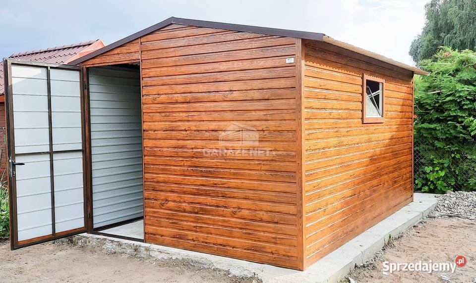 SCHOWEK DOMEK OGRODOWY 3m x 4m DWUSPAD DRZWI małopolskie Łapanów
