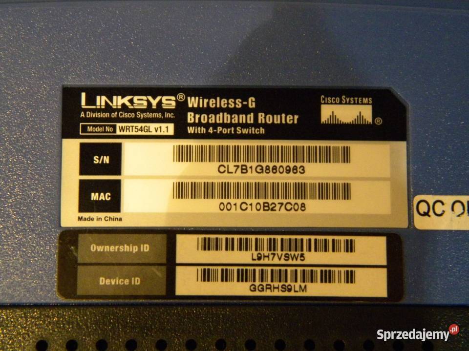 Linksys Wrt54gl sprzedam