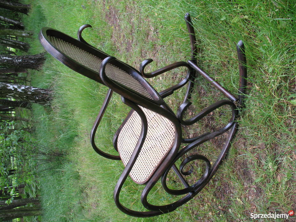 fotel bujany gięty drewniany Fotele i pufy Żory