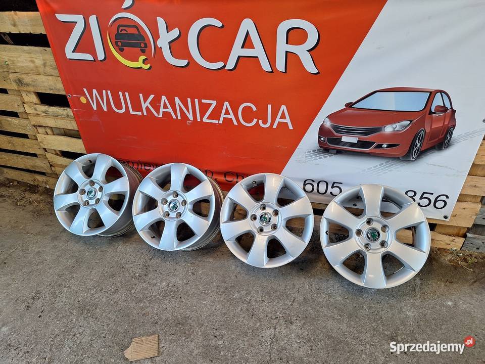 Alufelgi 5x112 16 ET50 SKODA Octavia II III koła Średnica 16" Choceń