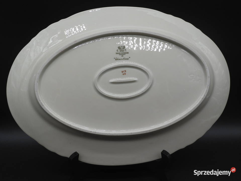 Półmisek patera Carl Tielsch Altwasser z wzorem wielkopolskie