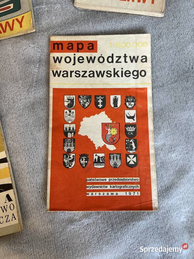Mapy atlasy plany z PRL mapa atlas plan HIT podkarpackie Jasło
