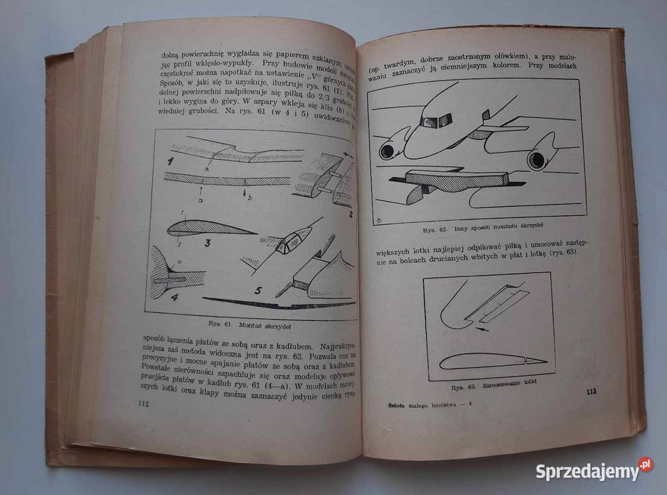 Szkoła małego lotnictwa 1950 r Paweł Elsztein Łódź