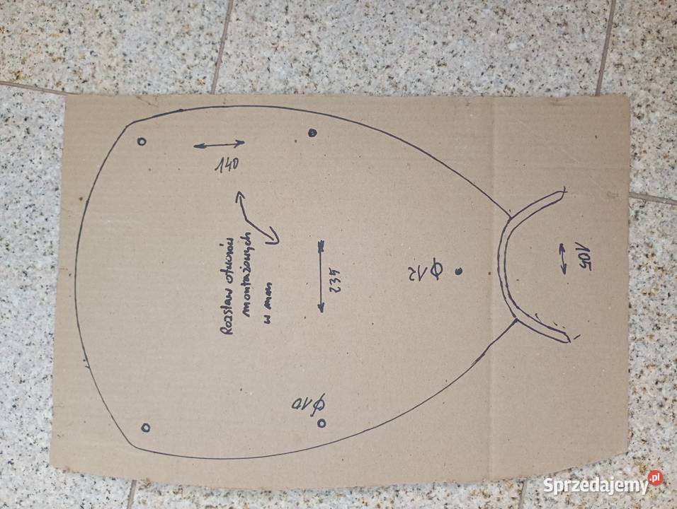 Podstawa anteny radaru Raymarine na maszt Gniezno