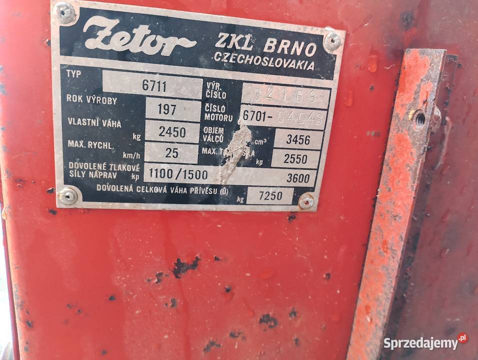 Zetor 6711 Wspomaganie kierownicy Ciągniki Komarów-Osada sprzedam