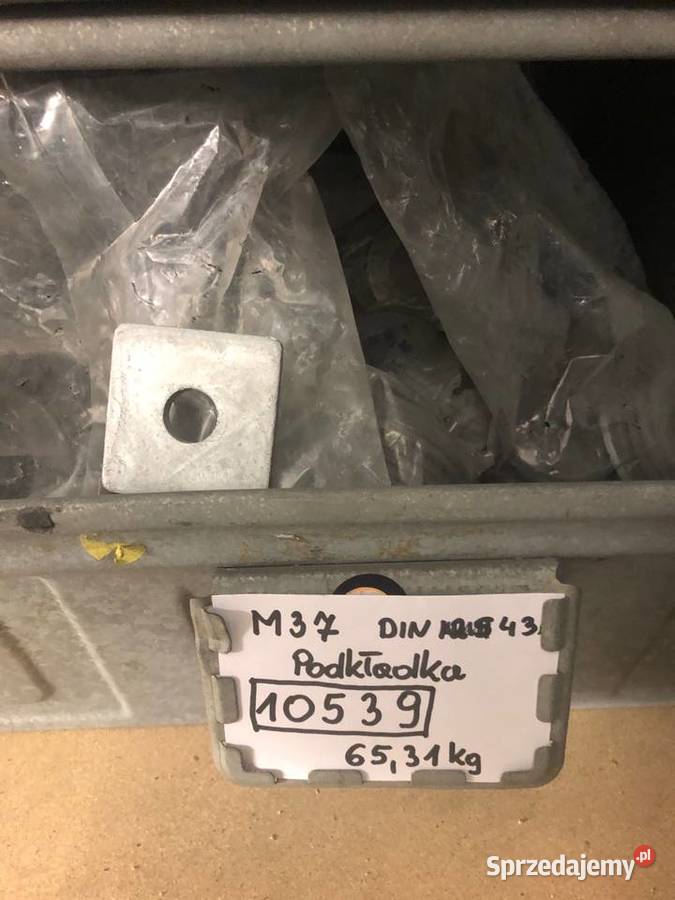 PODKŁADKA KWADRATOWA M18 OCYNKOWANA DIN 436 śląskie Rydułtowy