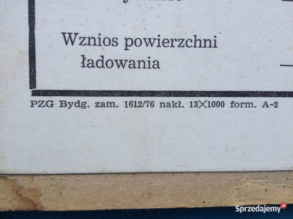 WOŁGA tablica charakterystyka techniczna mazowieckie Warszawa sprzedam